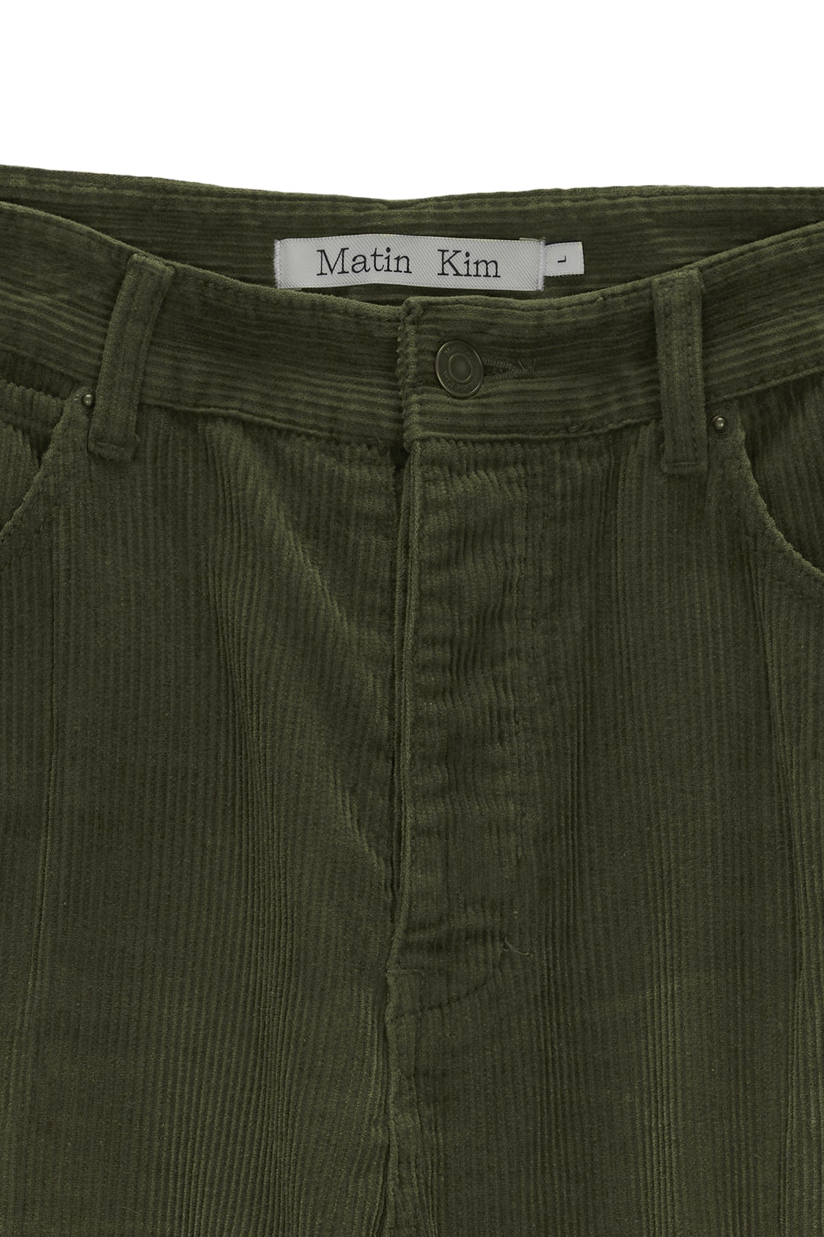 [matinkim] WASHED CORDUROY PANTS FOR MEN IN KHAKI