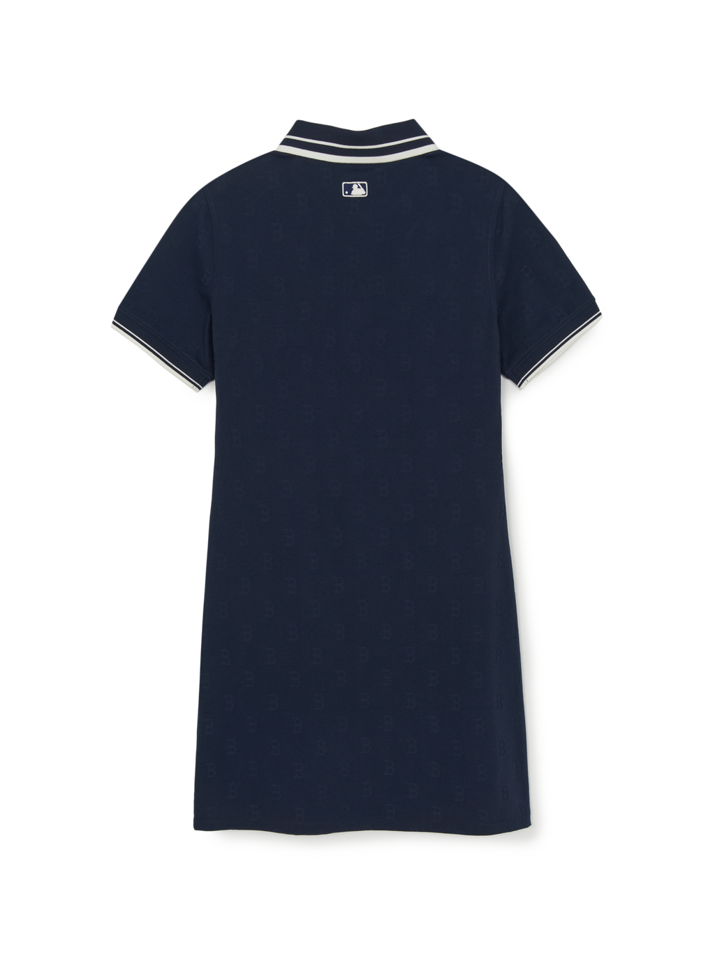 MLB Korea Women's Classic Monogram Tone-on-Tone Jacquard Collar Ops