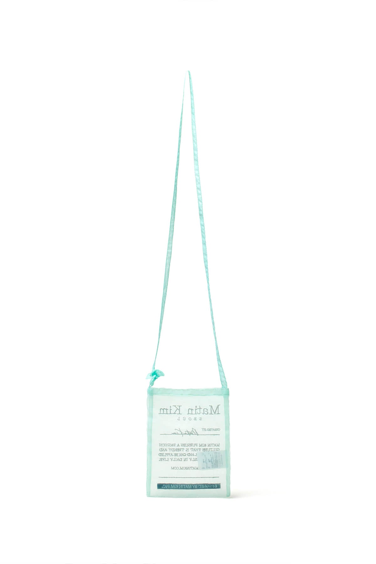 [matinkim] ORGANZA MINI CROSS BAG IN MINT