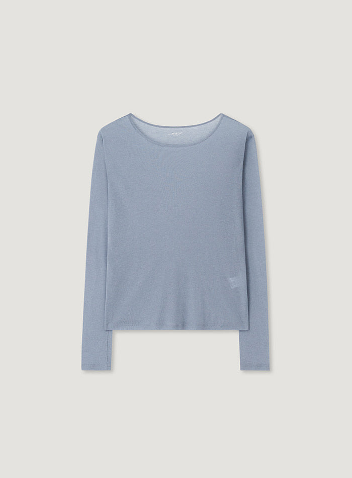 Mango Maniplease Paper Tee Blue