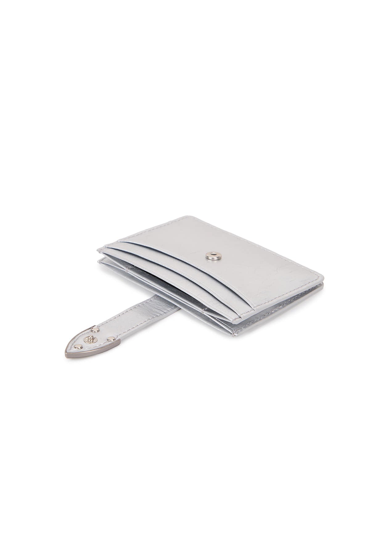 Matinkim Western Buckle Card Wallet IN Silver