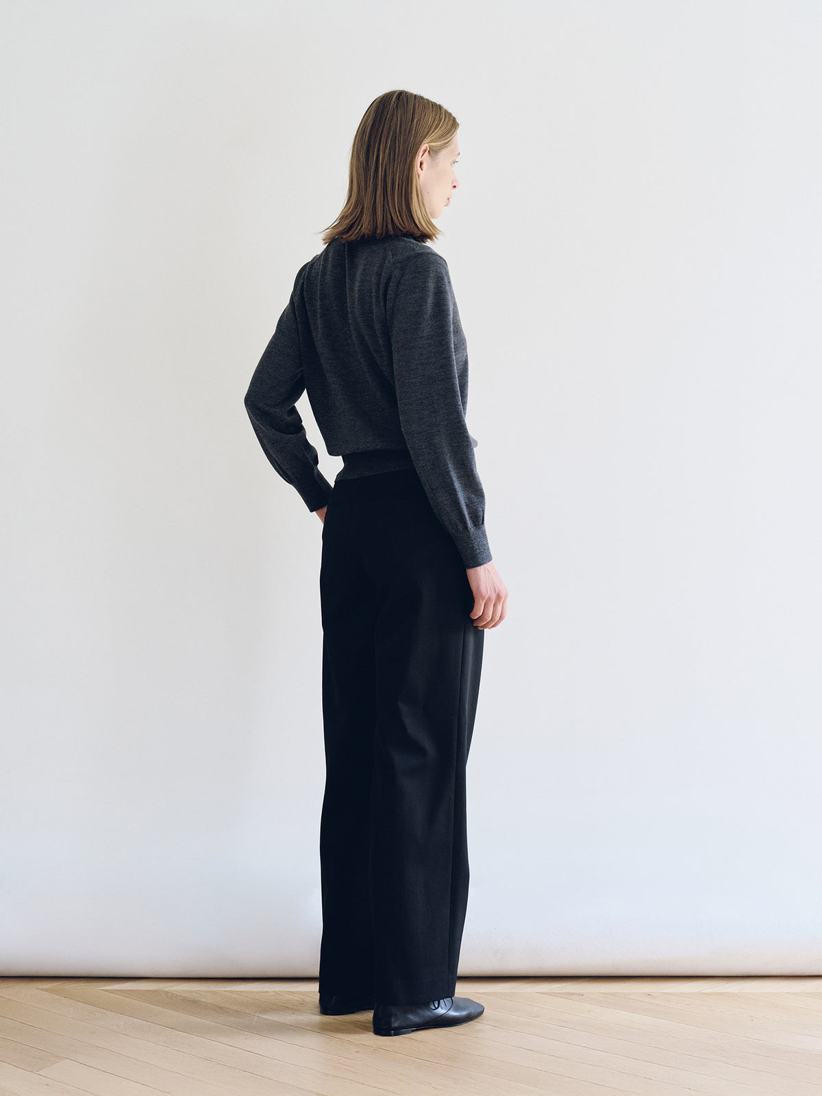Nothing Written Muffin Button Cardigan (Gray)