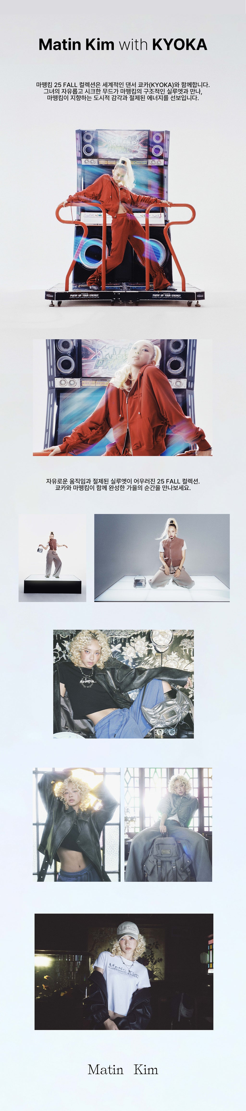 [matinkim] HANDLE MINI CROSS BAG IN DARK SILVER