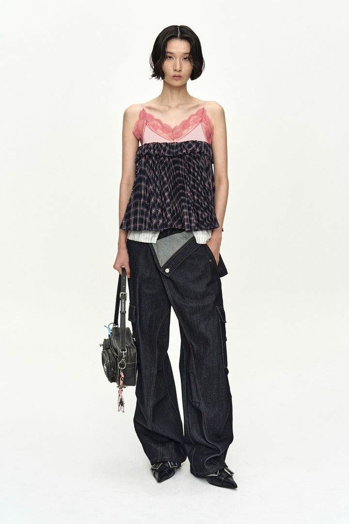 Andersson Bell Rigid Turnover Cargo Jeans