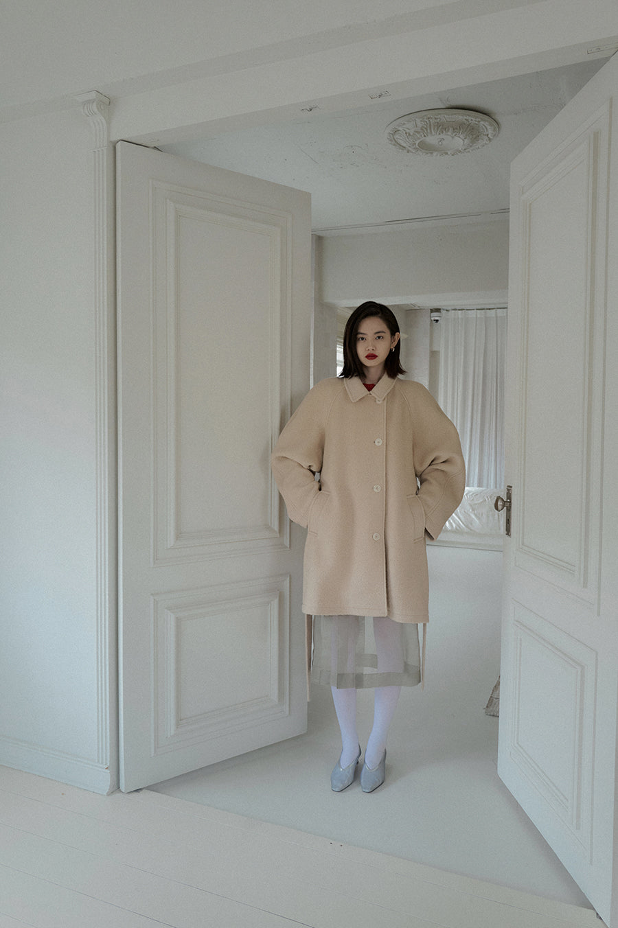 Overdueflair Fluffy Wool Coat