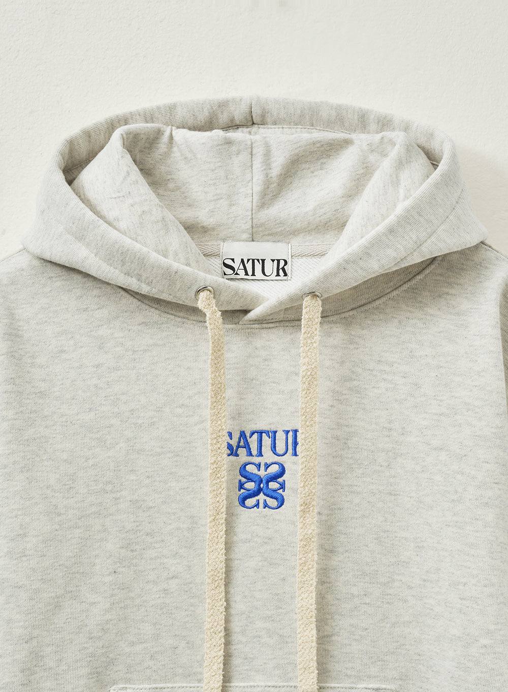 [satur] (W) Apero Pocket Crop Hoodie - Oatmeal