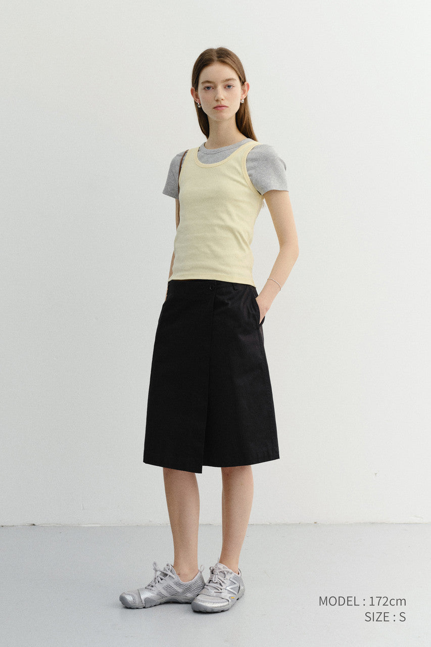 Dunst Essential Sleeveless Top Butter