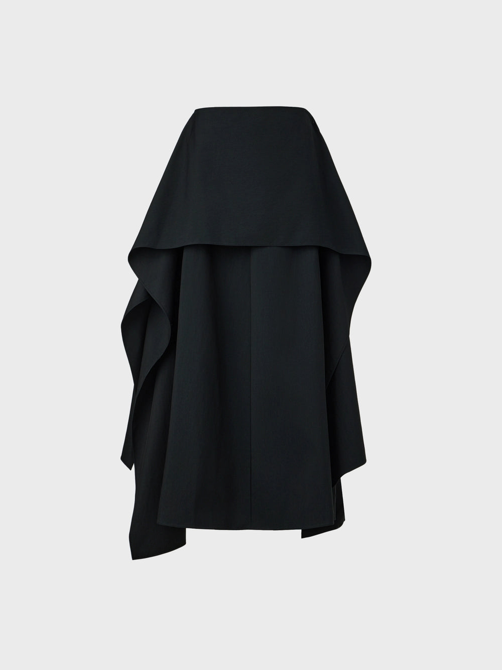 EENK Layered Long Skirt - Black