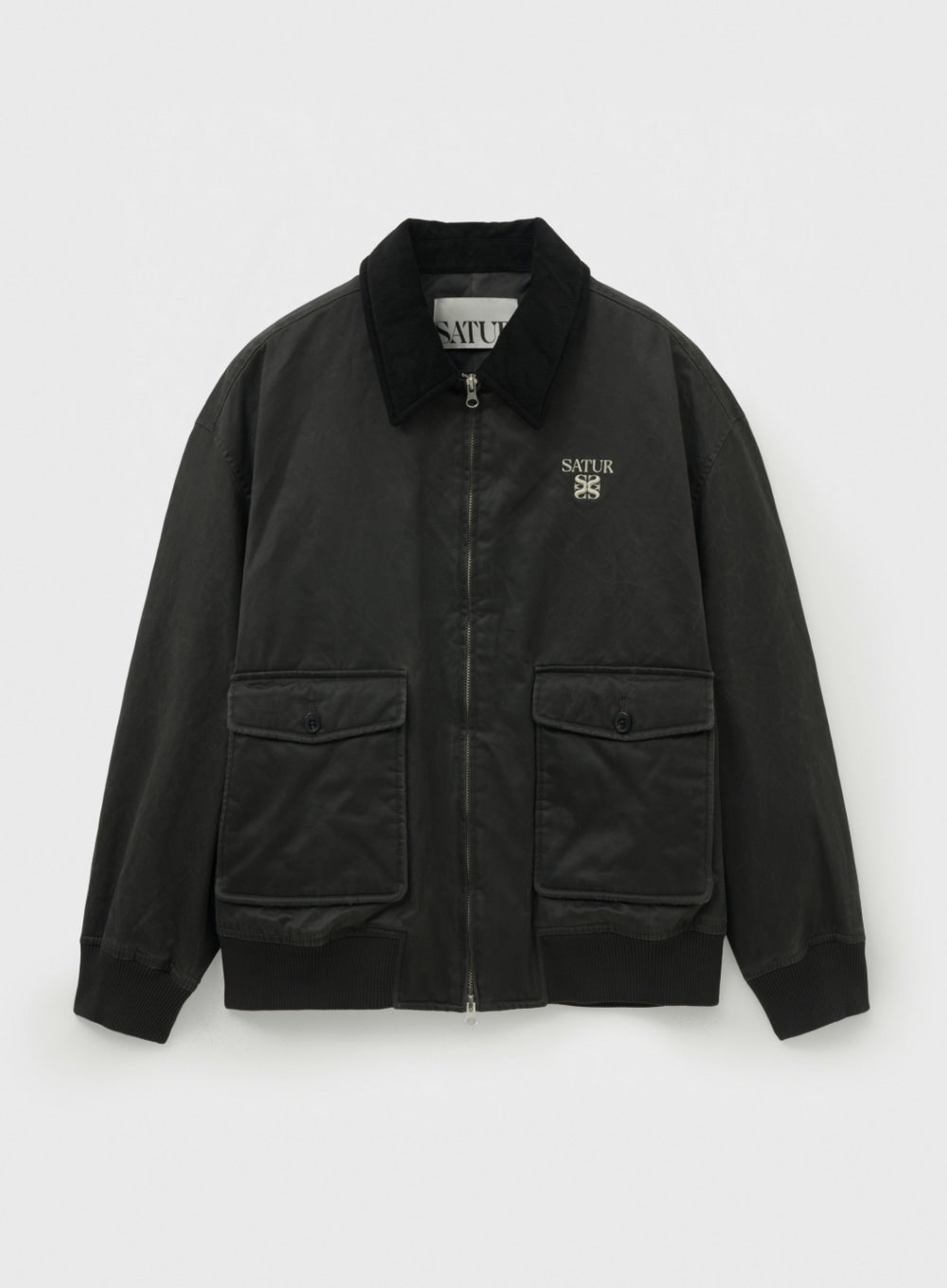 [satur] Maron A-2 Blouson Jacket - Black