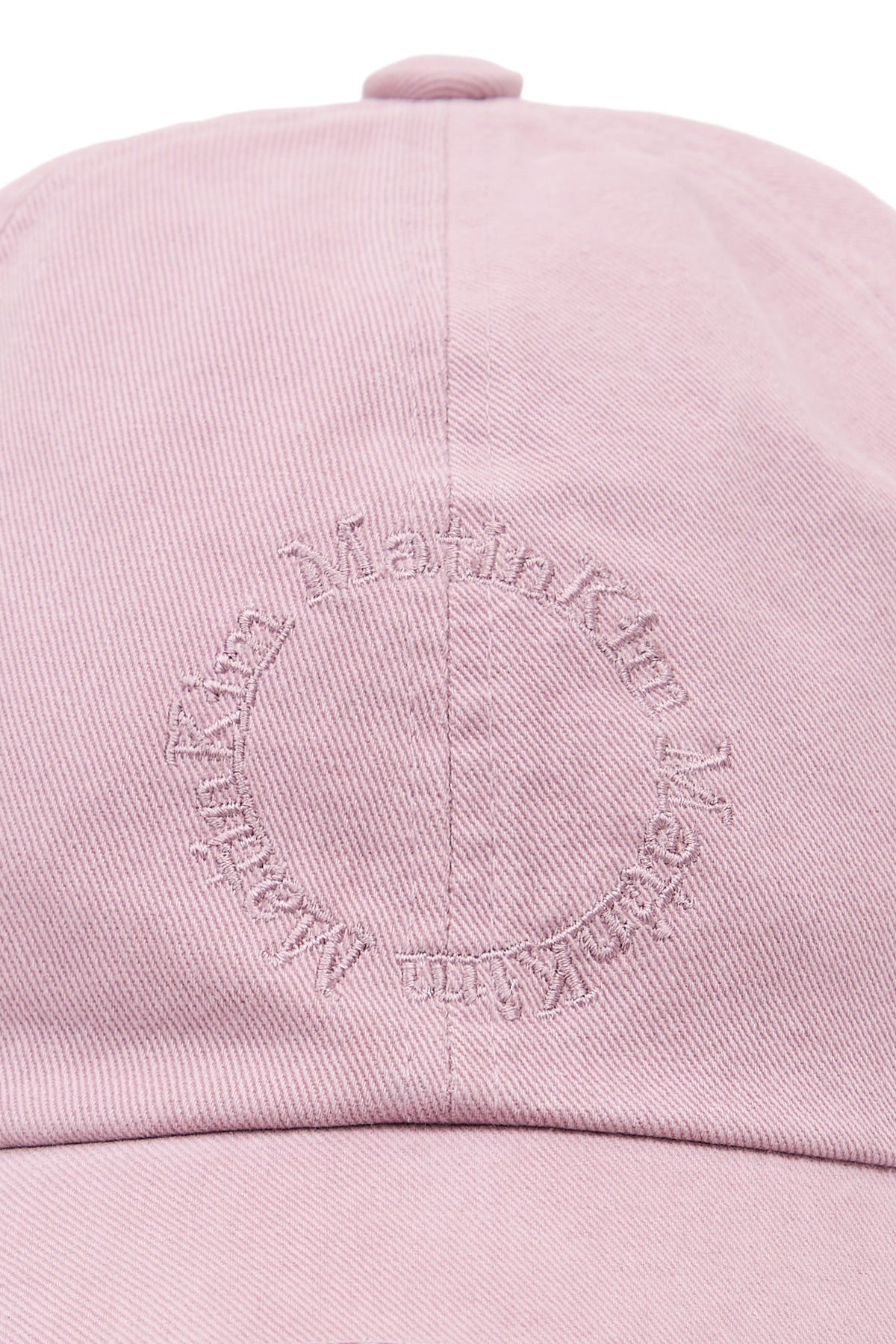 [matinkim] WASHED CIRCLE LOGO BALL CAP IN PINK
