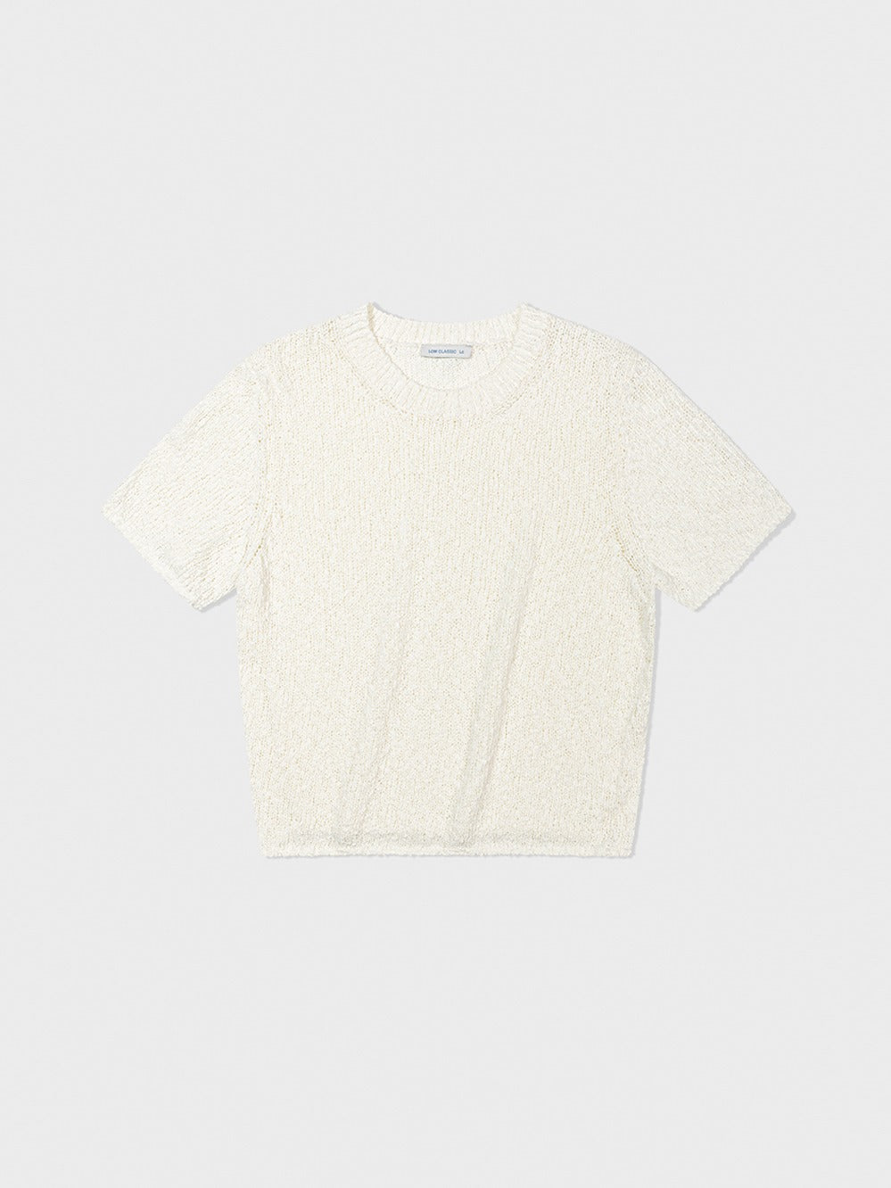Low Classic Wave Mini Sweater Off White
