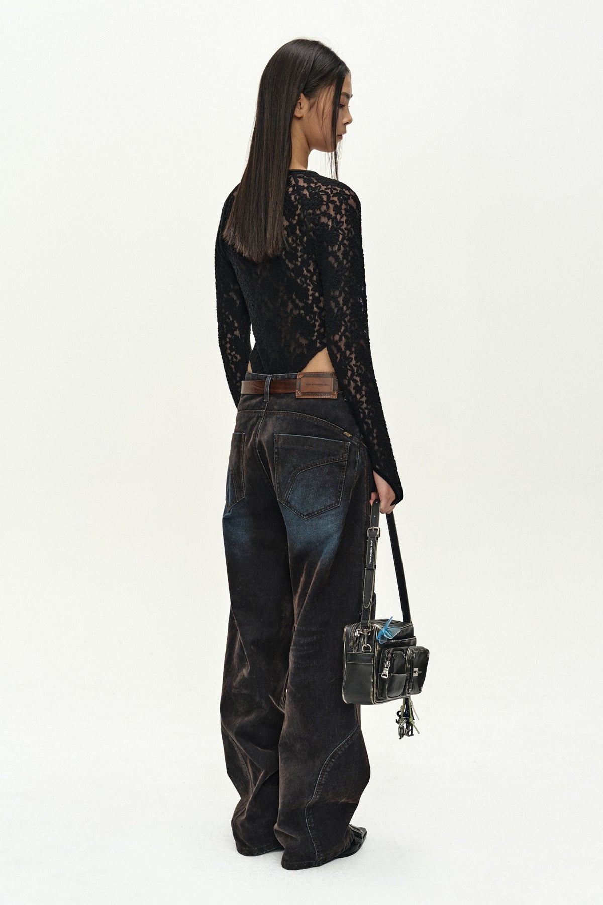 Andersson Bell Lace Mesh Bodysuit