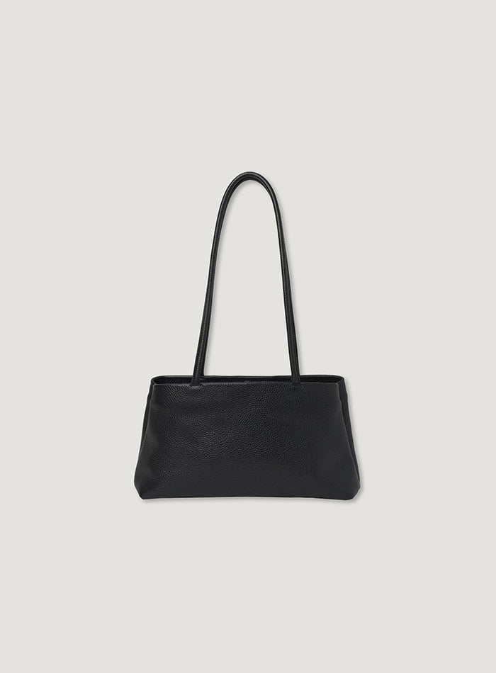 Mango Maniplease Flat Square Bag Black