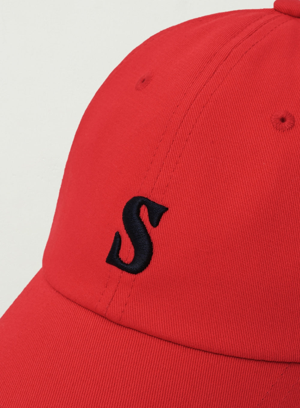 [satur] Classic Small Logo Ball Cap - Red