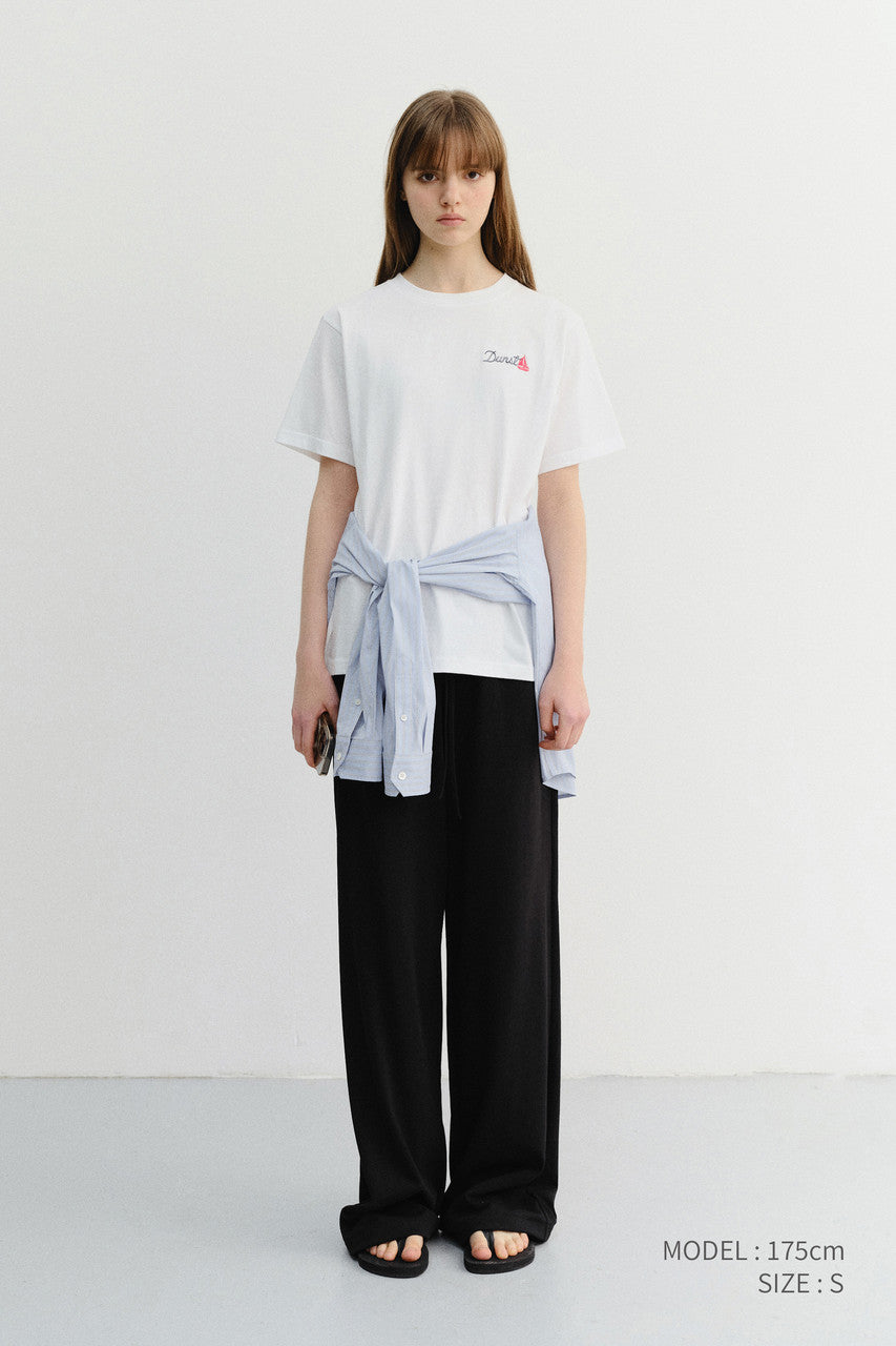 Dunst Unisex Marine Logo T-Shirt Off White