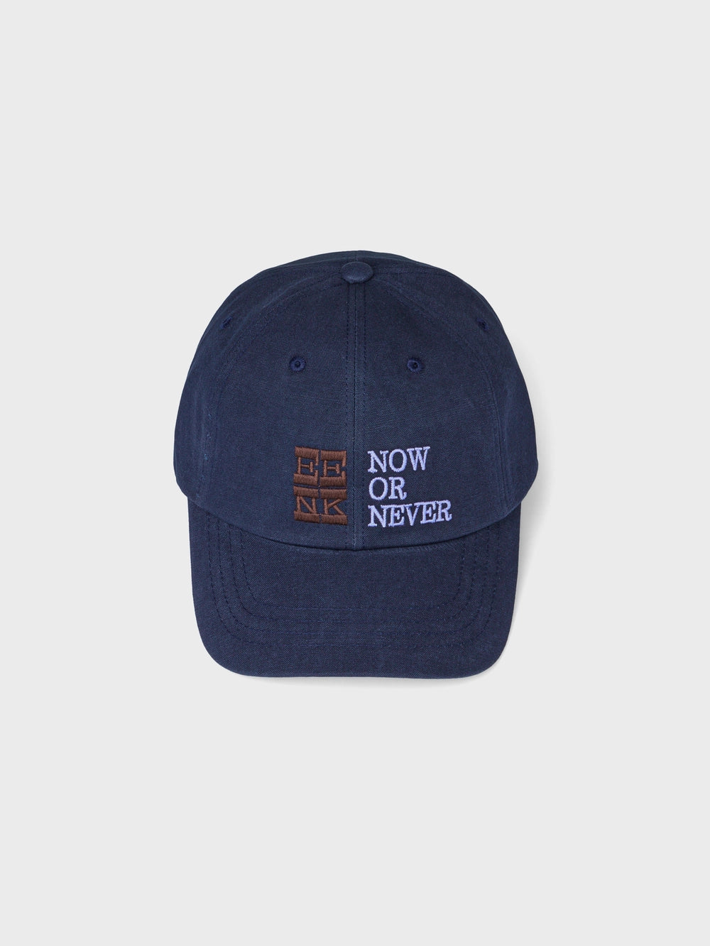 EENK Logo Embroidered Point Cap - Navy