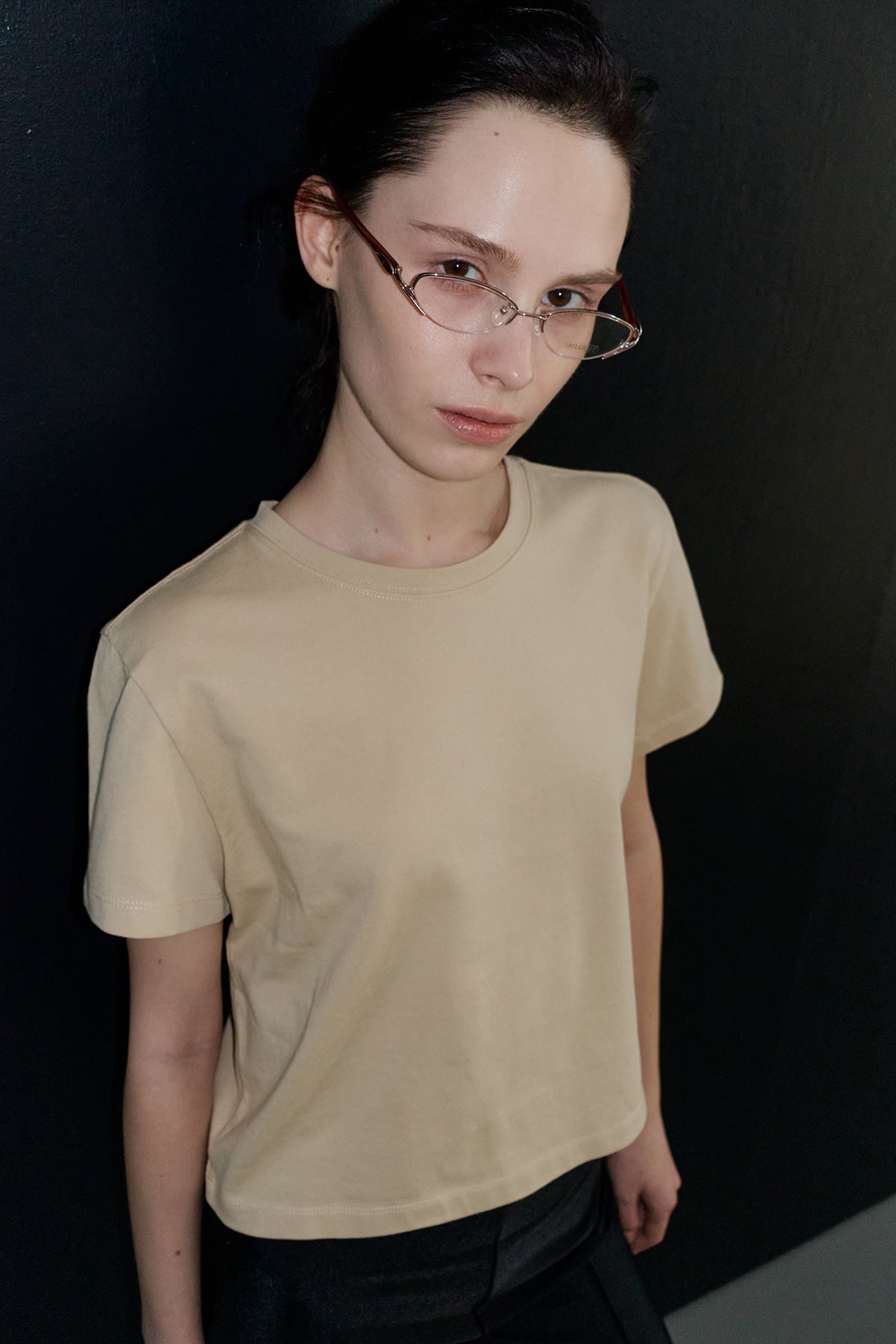Overdueflair Of Classic T-Shirt Nude Beige