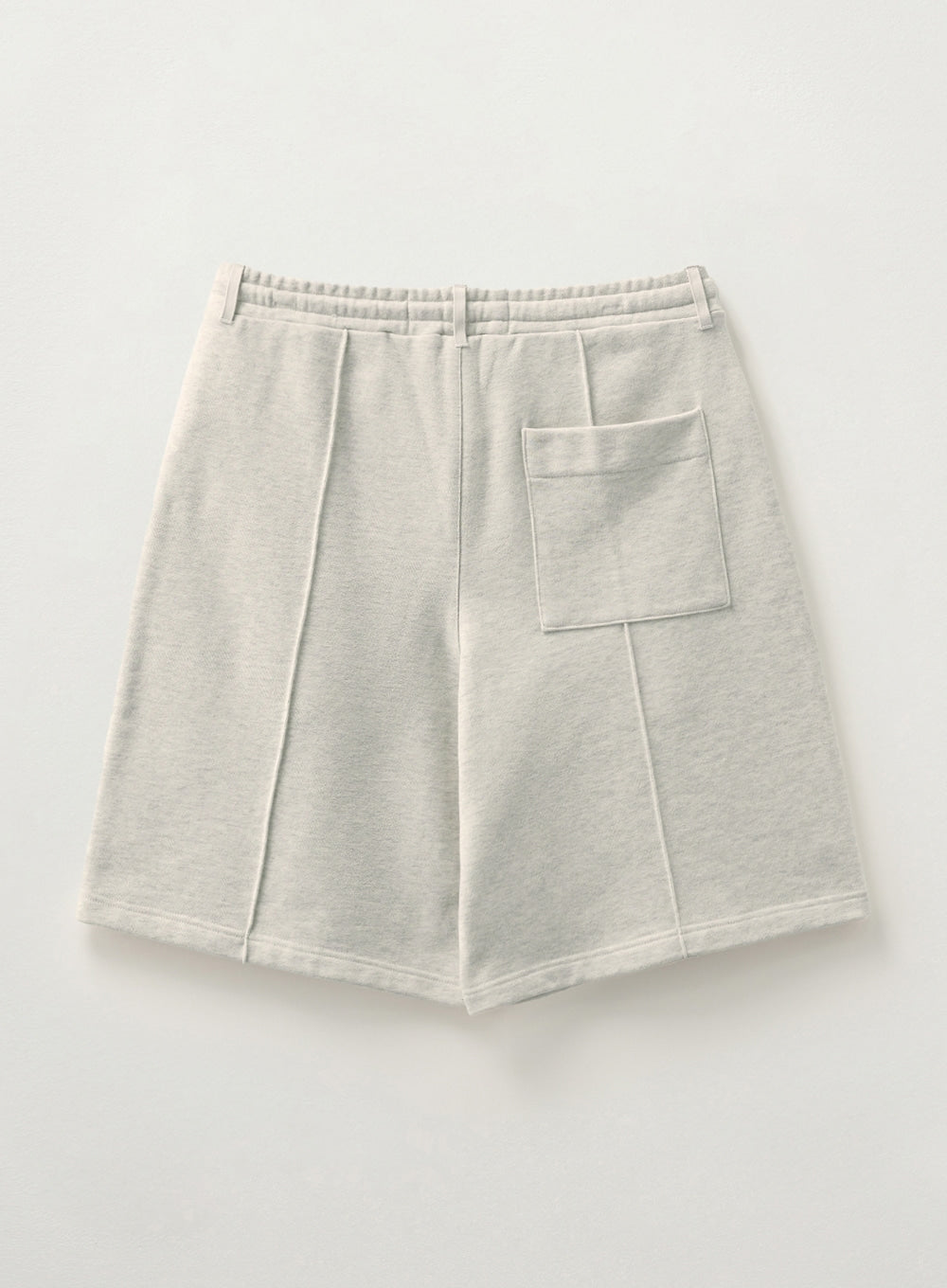 [satur] Teo Cotton Bermuda Pants - Melange Ivory