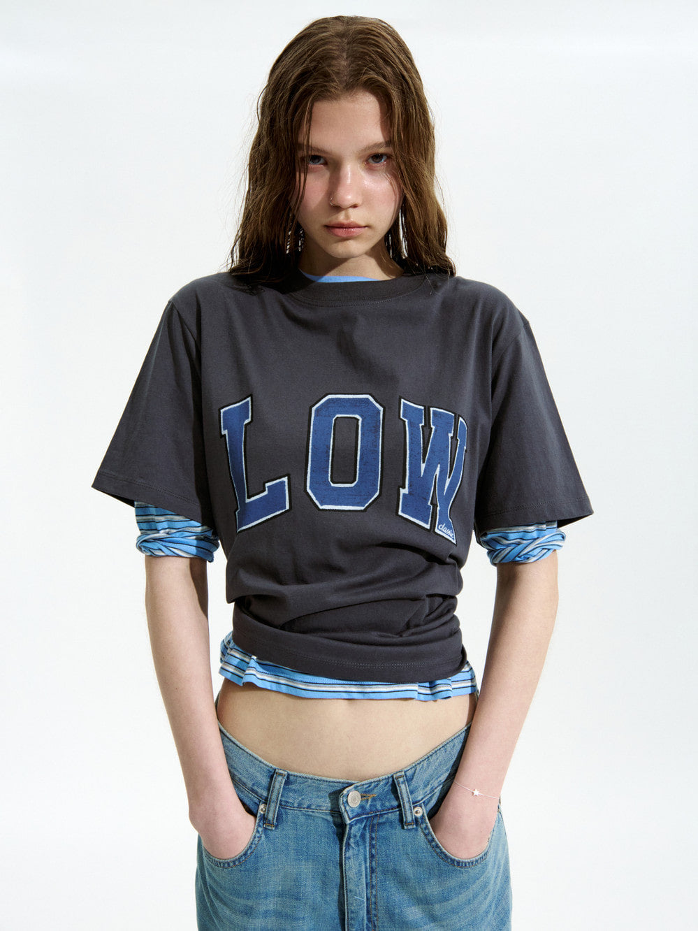 Low Classic Low T-Shirt Charcoal