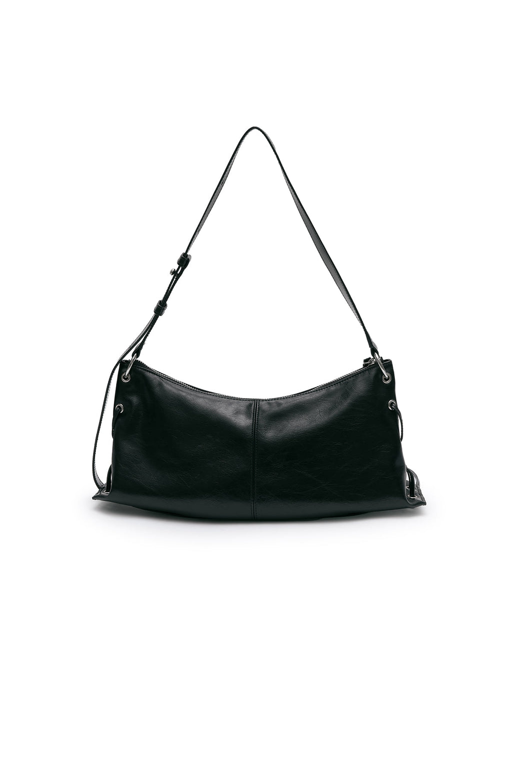 Matinkim Eyelet Shirring Shoulder Bag IN Black