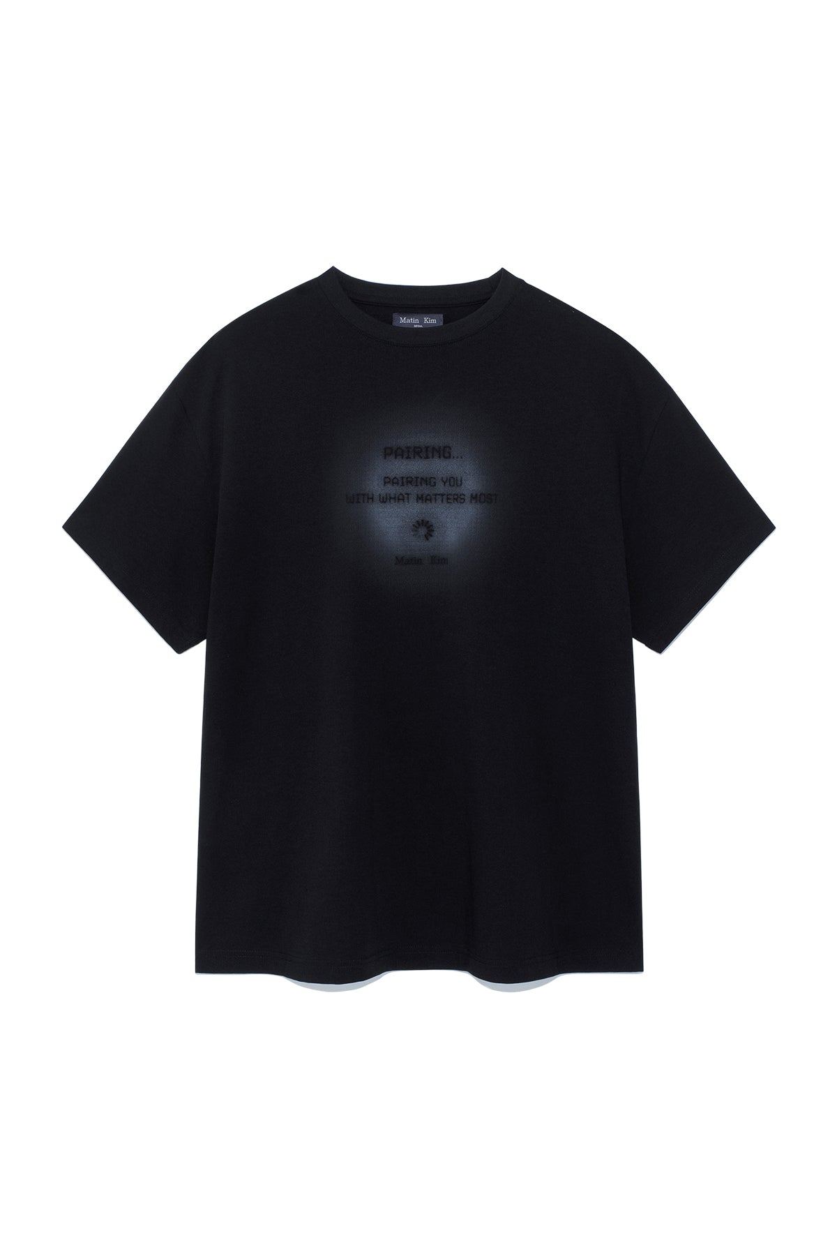 Matinkim Matin Kim Pairing Logo Printing Top For Men IN Black