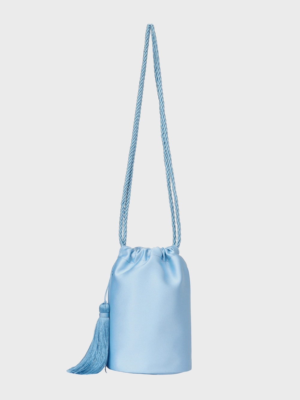 EENK Tassel Mini Bucket Bag - Blue