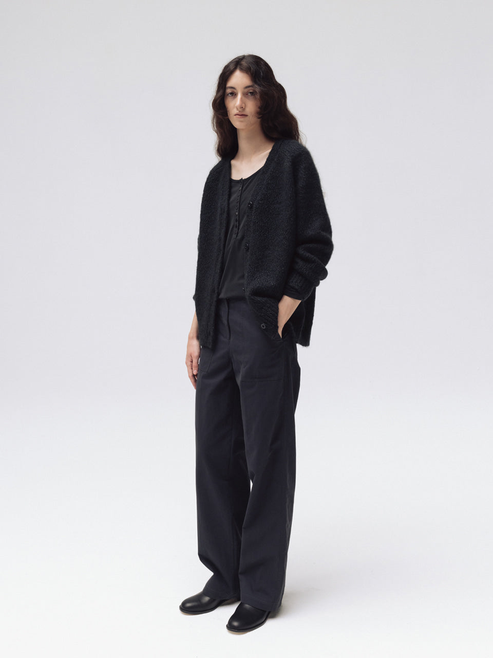 Moia fatigue pants (dusty navy)