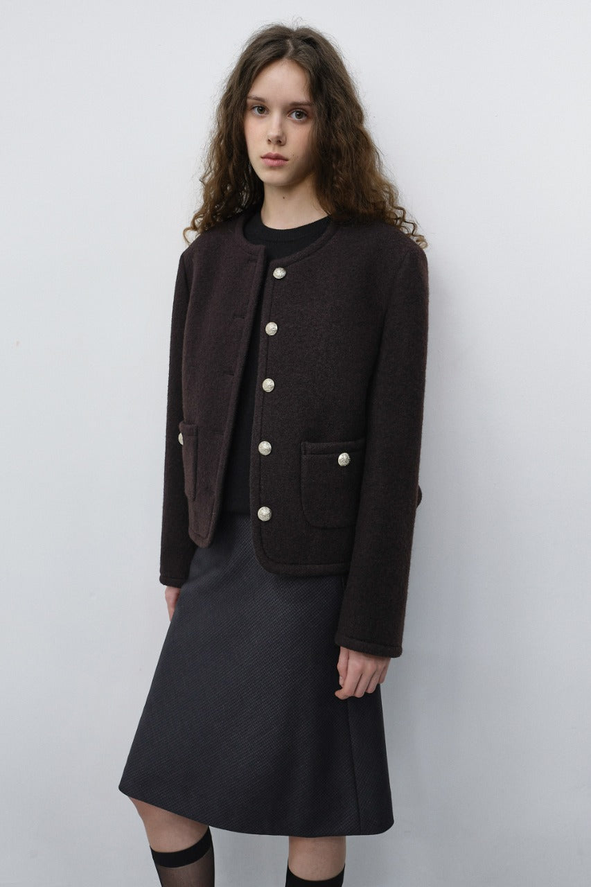 Dunst Classic Tweed Jacket Brown