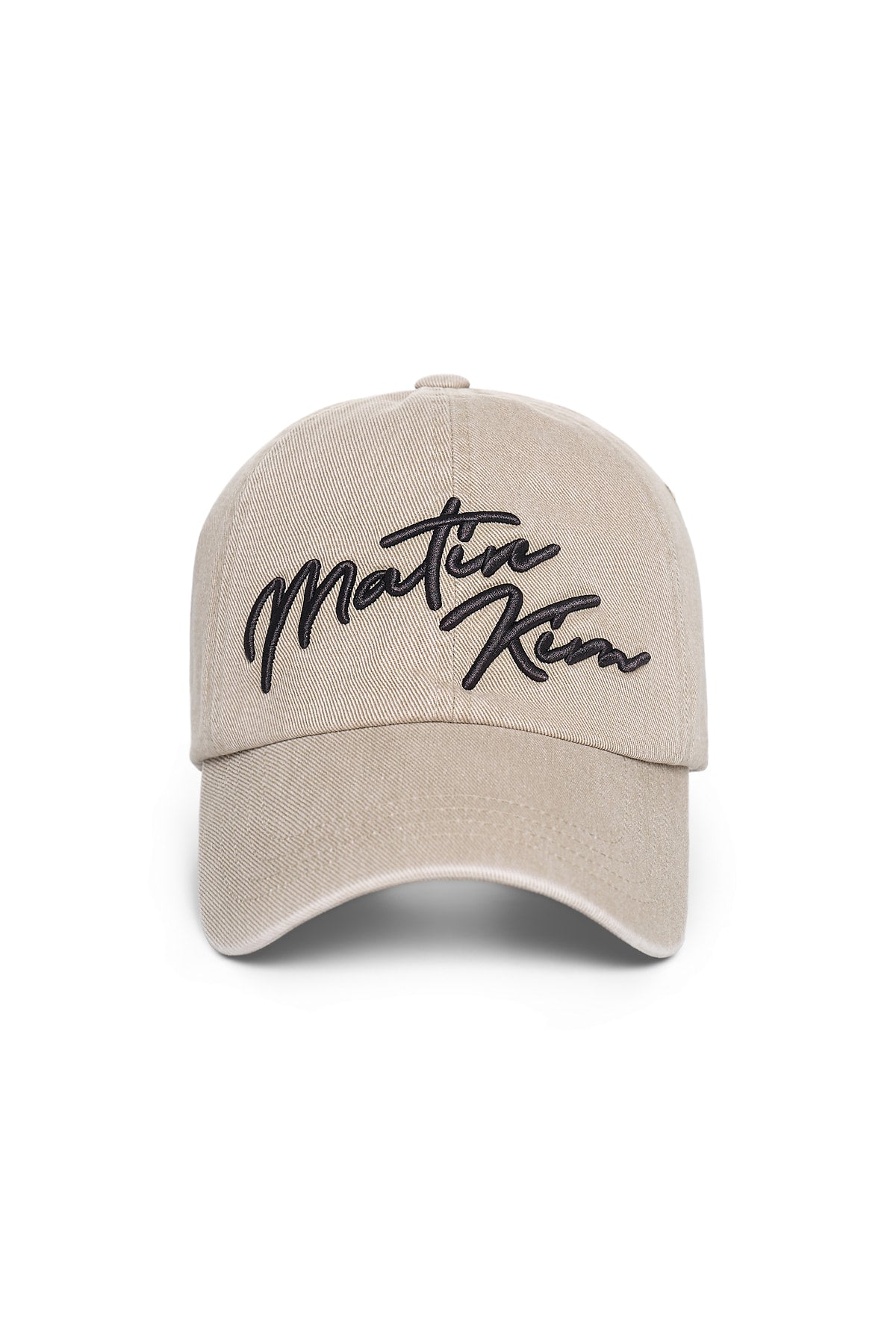 Matinkim Logo Script Ball Cap IN Beige