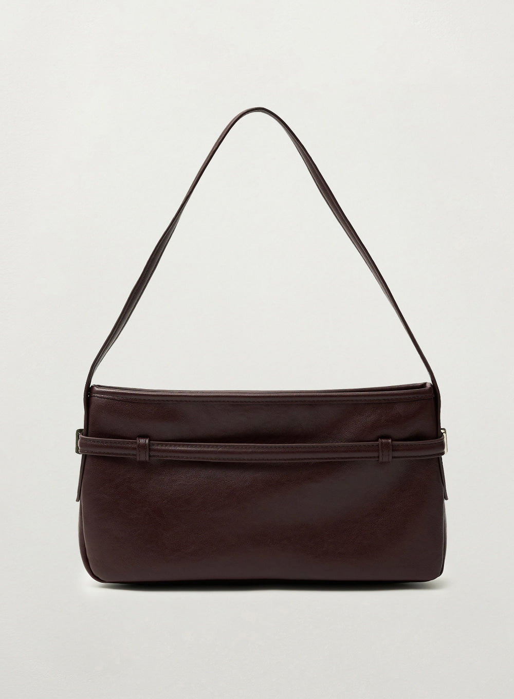 [satur] Belt Mini Shoulder Bag - Brown