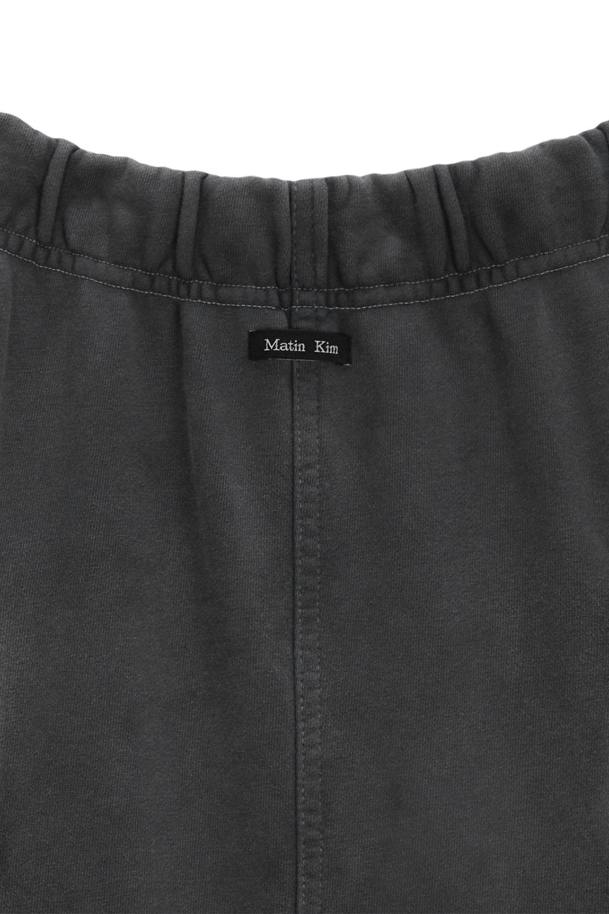 [matinkim] WASHED STRING CARGO SWEATSKIRT IN GREY