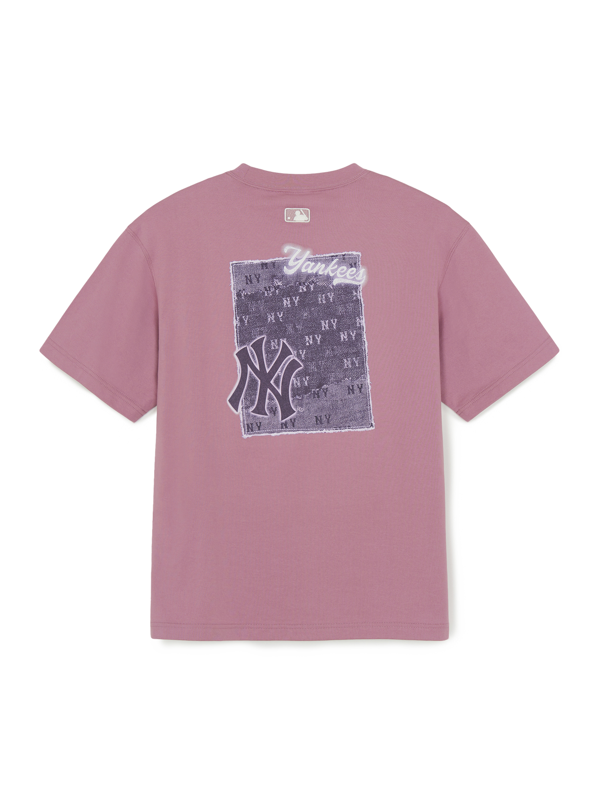 MLB Korea Vintage Denimlike Monotive Over Fit T-shirt