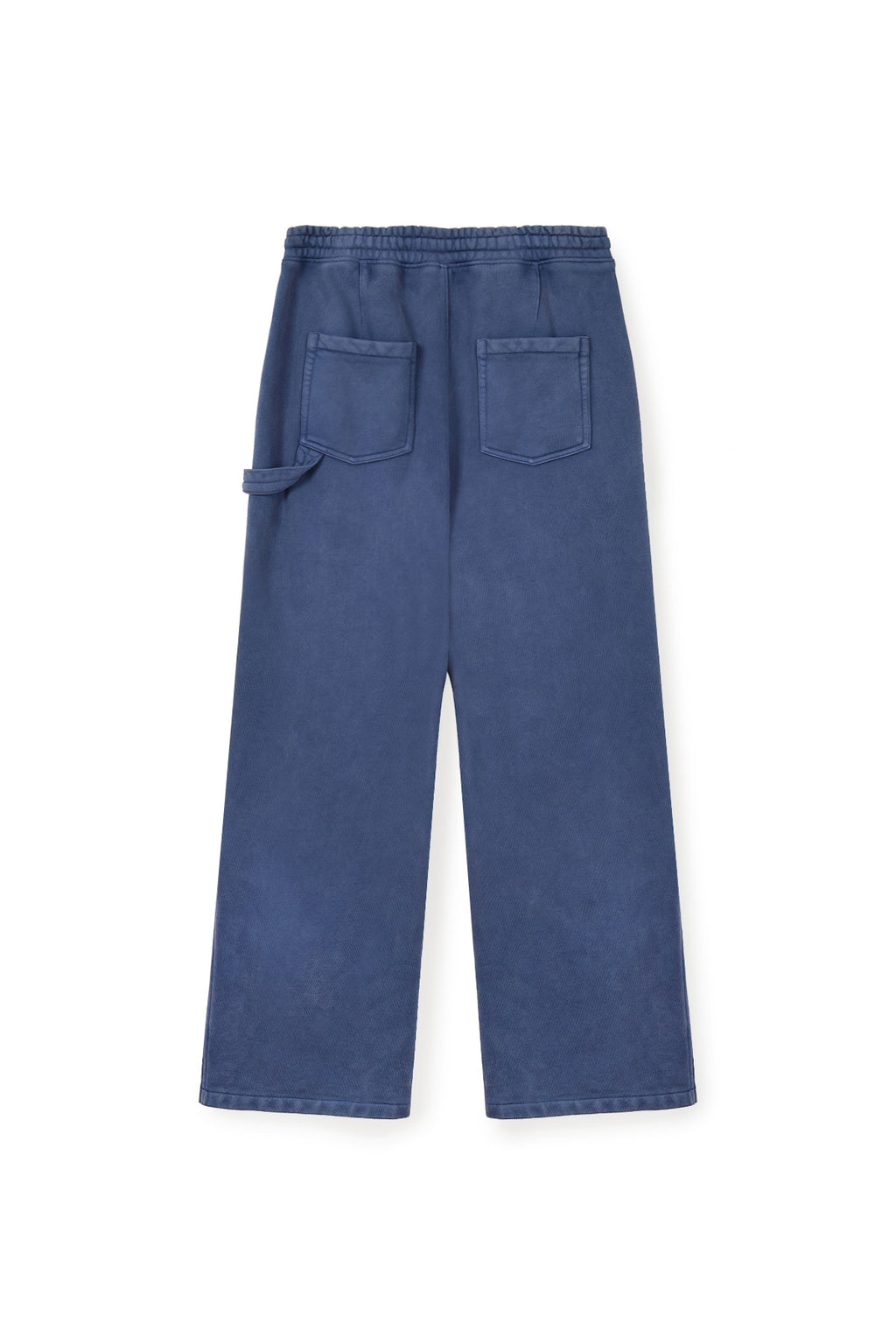 Matinkim Cut Out Washed Sweatpants For Men IN Blue