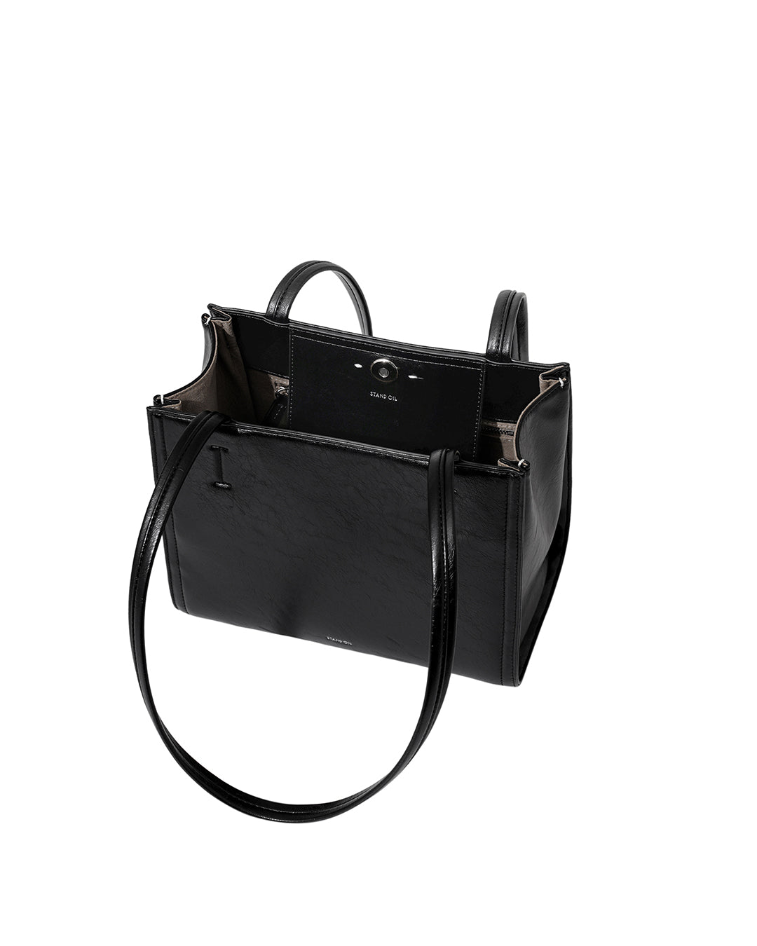 Mini Oblong Bag in Black