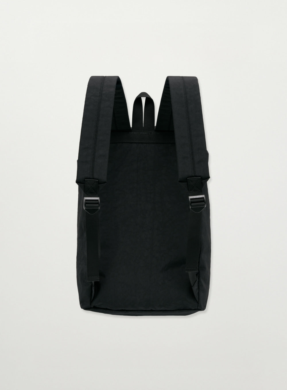 satur Nylon Washed Backpack - Black - View 4