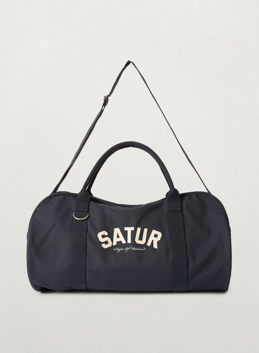Satur Canvas Big Duffle Bag - Navy