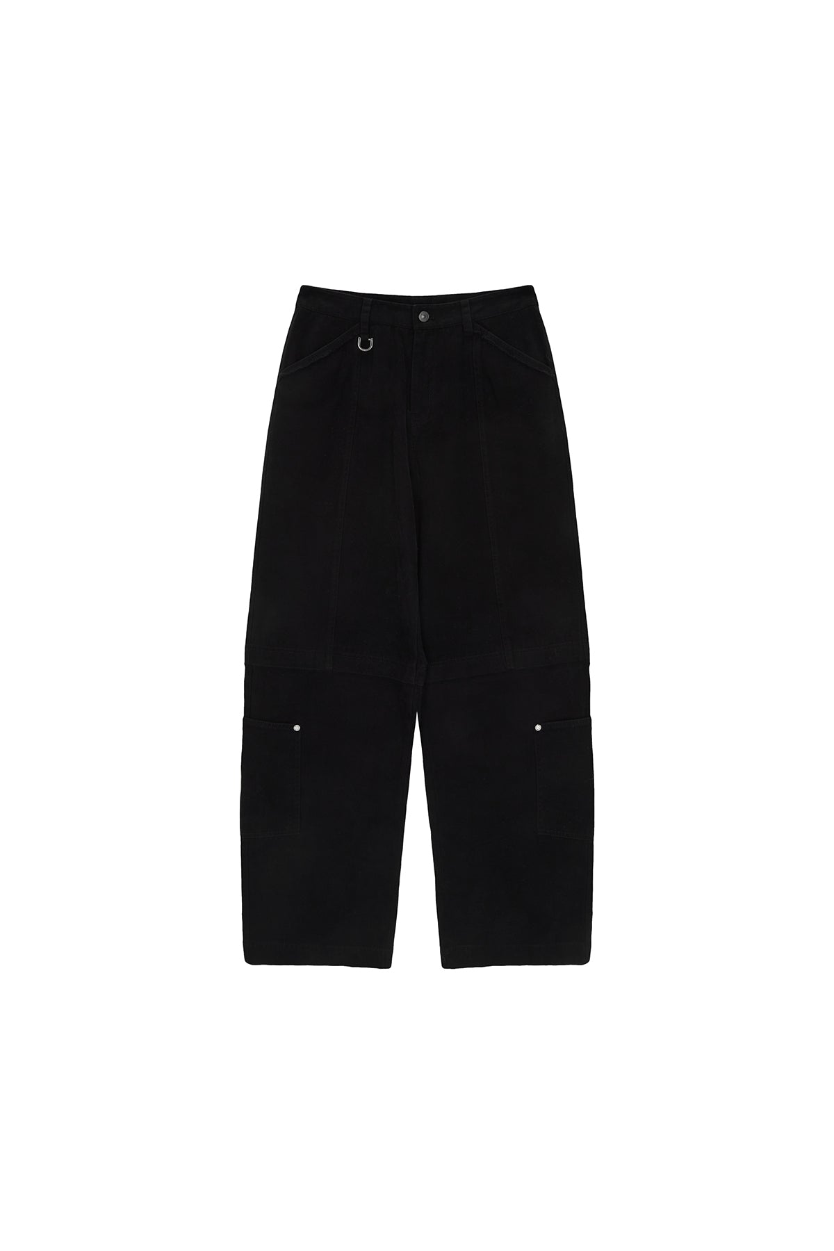 Matinkim Patch Pocket Washed Cargo Pants IN Black