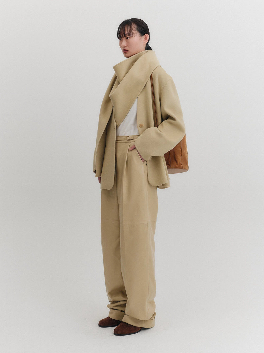 EENK Muffler Jacket - Light Beige