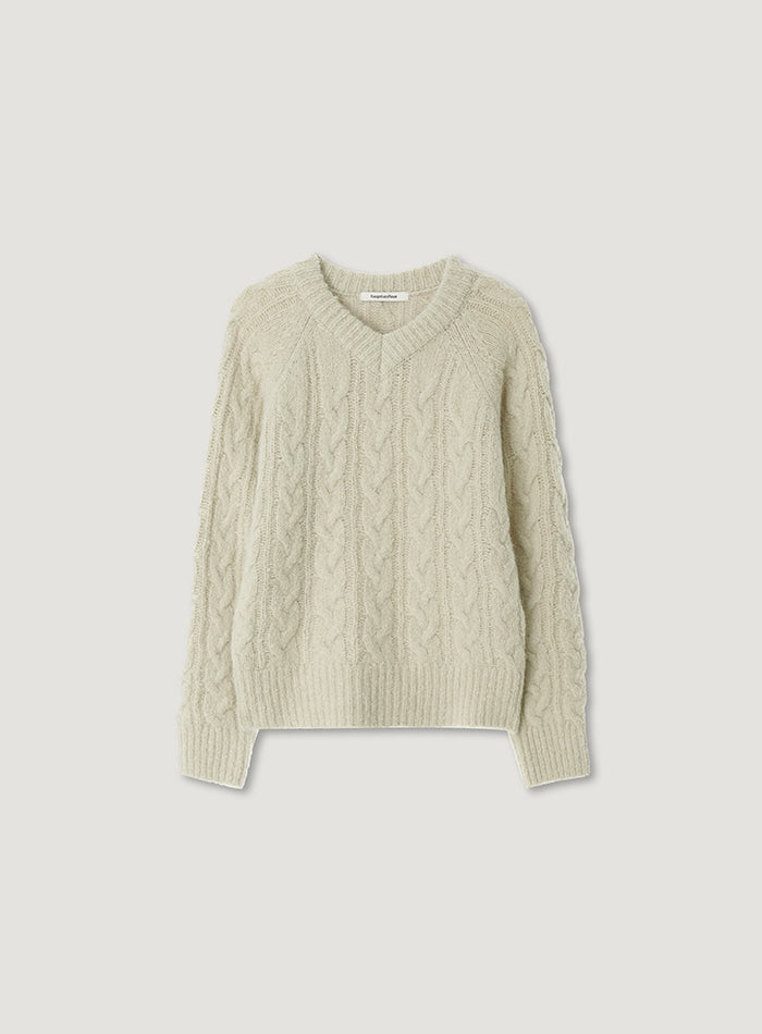 Mango Maniplease Nell Cable Knit