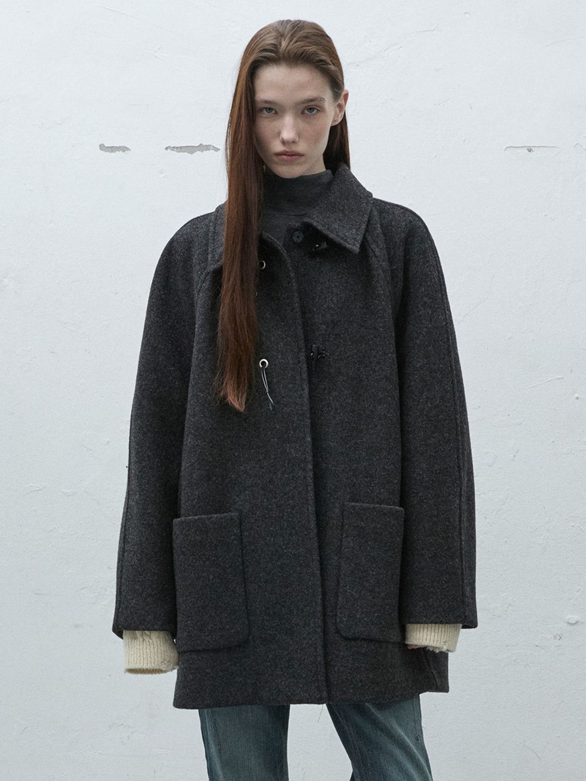 Raive Toggle Detail Oversized Coat