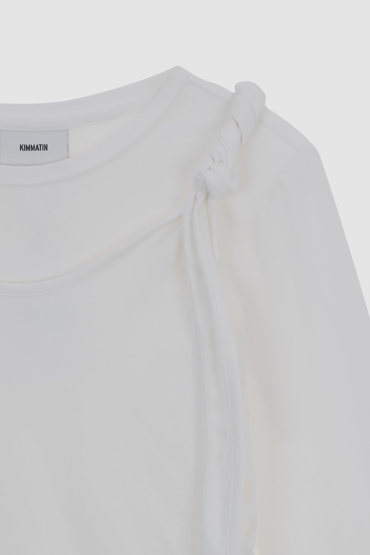 Matinkim Twist Strap Long Sleeve Top IN Ivory