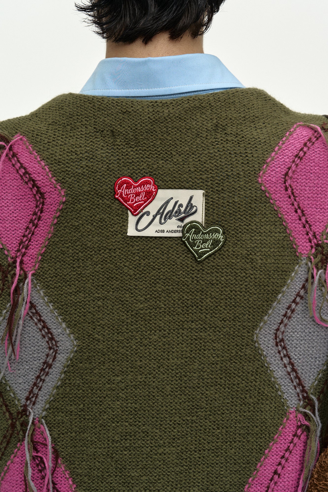 Andersson Bell Gartered Argyle Cardigan