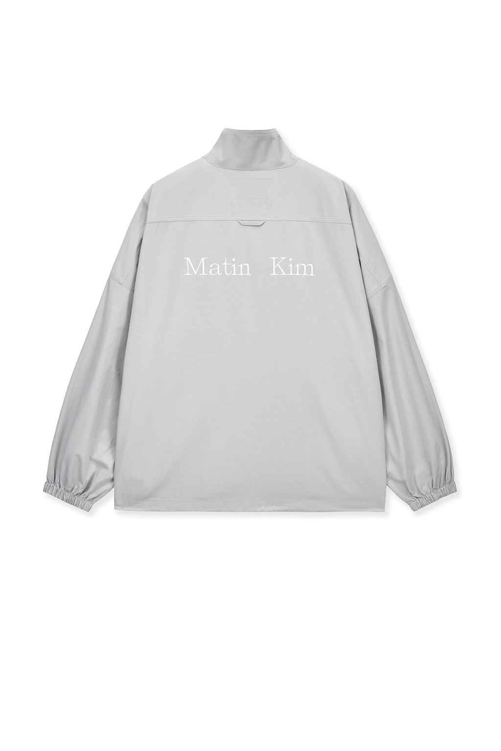 Matinkim Back Logo High Neck Jumper IN Light Grey