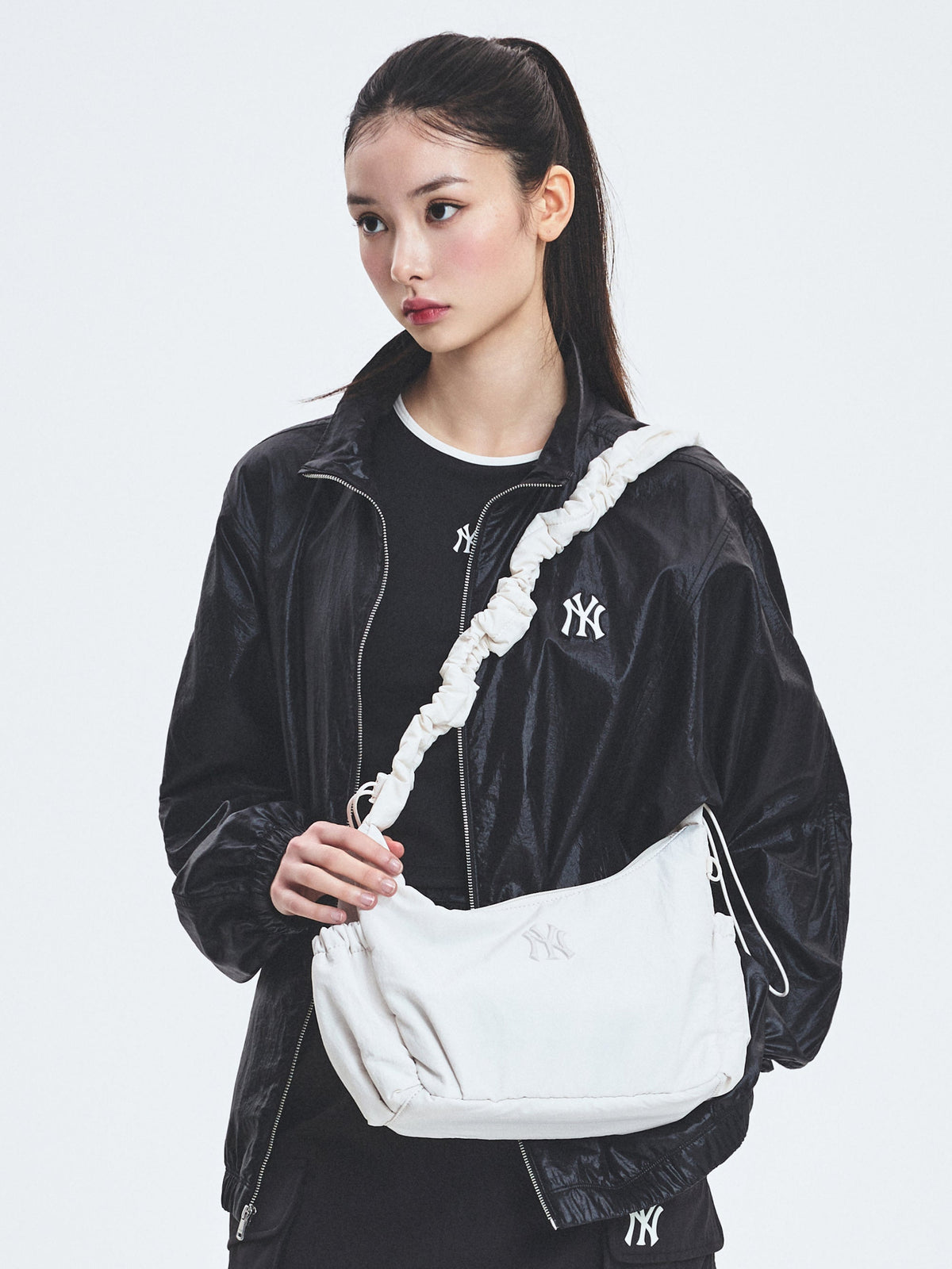 Mlb Basic Athleisure Hobo Bag
