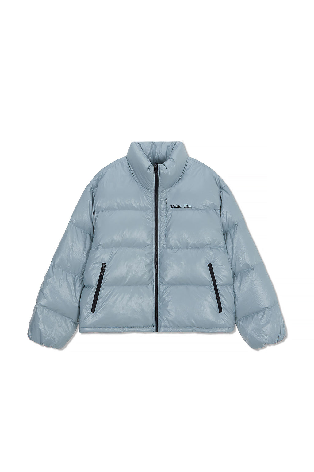 Matinkim Small Logo Volume Down Jumper For Men IN Light Grey