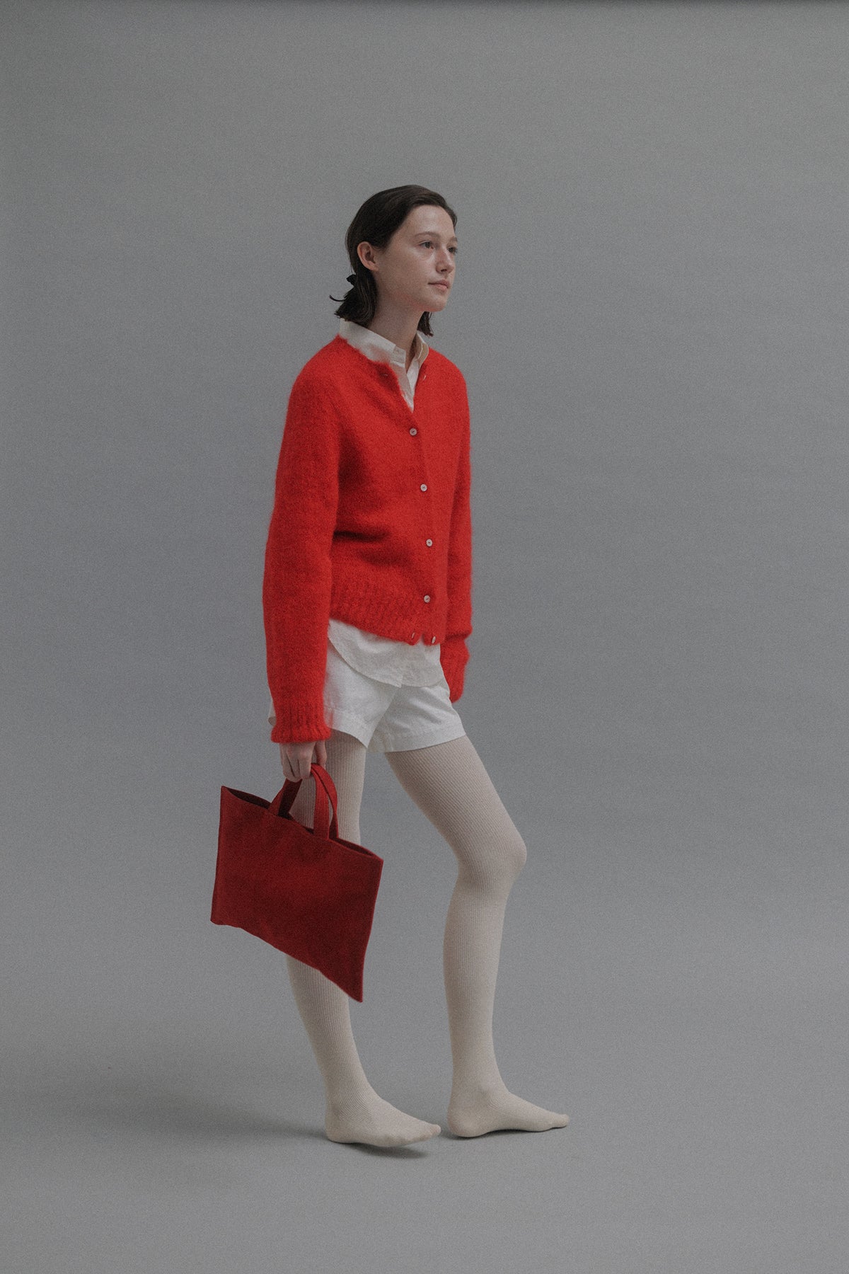 Nothing Written Ravioli suede bag (Night)