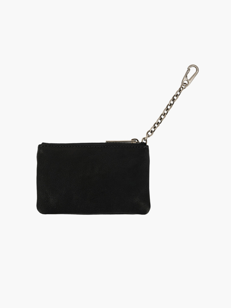 Margesherwood Full Stud Zipper Wallet black washed nappa