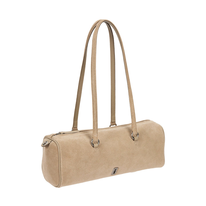 Vunque Perfec Pillow Suede Shoulder M Peanut Beige