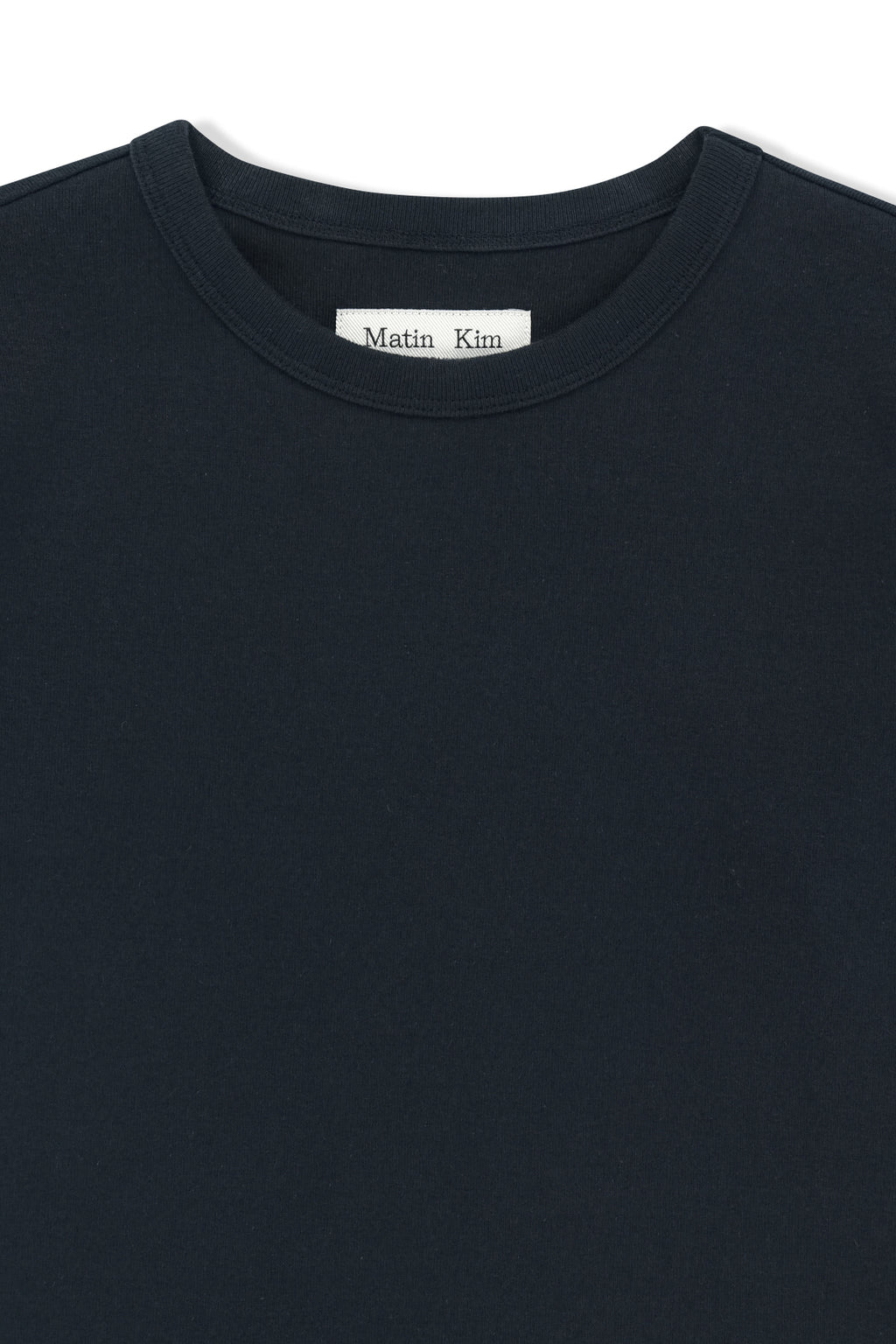 Matinkim Label Detail Slim Fit Top IN Navy