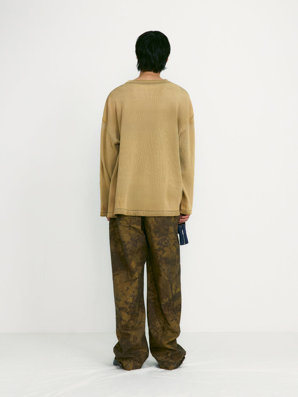 low_classic Washed Cotton Wide Pants
Camouflage - View 3